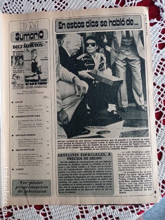 Coleccionismo de revistas: michael jackson - Foto 1