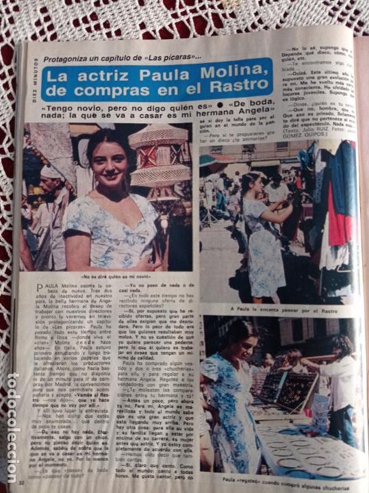 Coleccionismo de revistas: PAULA MOLINA - Foto 1