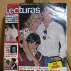 Coleccionismo de Revistas: LECTURAS HELENIO HERRERA - PEPE SANCHO - POSTER N 8 LOS GORILAS MAQUINISTAS JUNIO 1980. Lote 353900653
