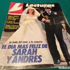 Coleccionismo de Revistas: REVISTA LECTURA N°1790 / AGOSTO 1986 - EL DÍA MÁS FELIZ DE SARAH Y ANDRES. Lote 366329556