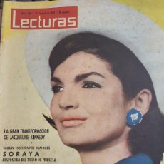 Coleccionismo de Revistas: JACQUELINE KENNEDY REVISTA LECTURAS N. 523 ABRIL 1962... Lote 372549909