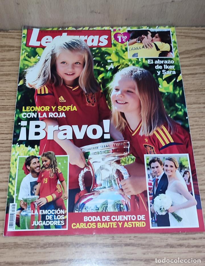 Coleccionismo de revistas: LECTURAS: LEONOR Y SOF&Iacute;A DE BORB&Oacute;N, - Foto 1