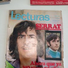 Coleccionismo de Revistas: ANTIGUA REVISTA LECTURAS N 995 1971 PORTADA E INTERIOR SERRAT