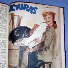 Coleccionismo de Revistas: VOLUMEN ENCUADERNADO DE LA REVISTA LECTURAS AÑO COMPLETO 1947