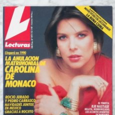 Coleccionismo de Revistas: LECTURAS -N 1971 -AÑO 1990 - CAROLINA - CHABELI - INMA DE SANTIS - ROCIÍTO - MARIO CONDE