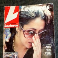 Coleccionismo de Revistas: REVISTA LECTURAS Nº1695 OCTUBRE 1984. ESPECIAL MUERTE PAQUIRRI. ALASKA. PÓSTER SNOOPY COLA-CAO VIT