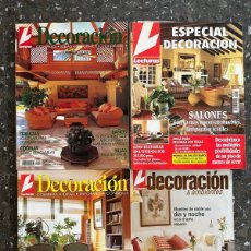 Coleccionismo de Revistas: 4 REVISTAS DECORACIÓN LECTURAS