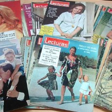 Coleccionismo de Revistas: LOTE DE 57 REVISTAS LECTURAS 1960-1966 DESCRIPCIÓN DETALLADA Y FOTOS