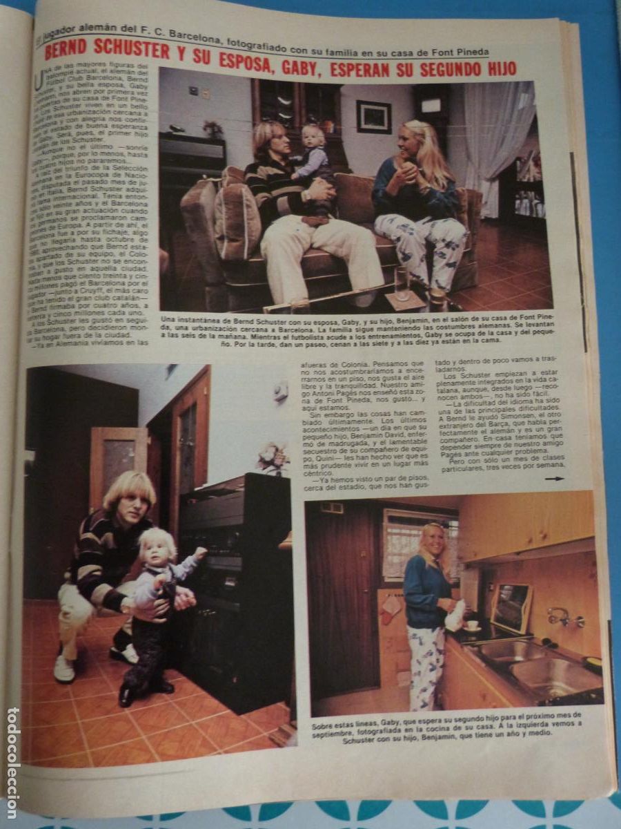 Sammeln von Zeitschriften: RECORTE CLIPPING BERND SCHUSTER REVISTA LECTURAS N&ordm; 1511 PAG. 85,86