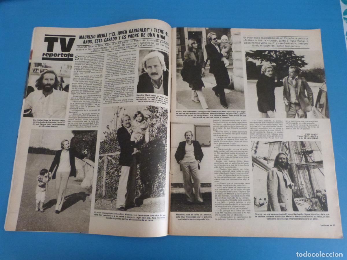 Coleccionismo de Revistas: RECORTE CLIPPING MAURIZIO MERLI REVISTA LECTURAS N&ordm; 1512 PAG. 12,13