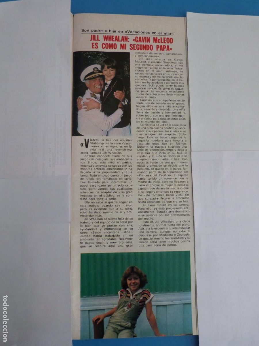 Coleccionismo de Revistas: RECORTE CLIPPING VACACIONES EN EL MAR REVISTA LECTURAS N&ordm; 1512 PAG. 23L