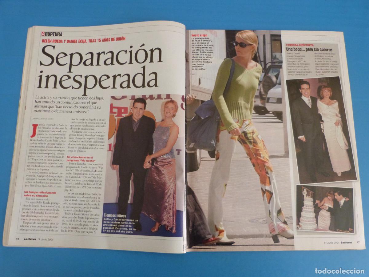 Coleccionismo de Revistas: RECORTE CLIPPING BELEN RUEDA REVISTA LECTURAS N&ordm; 2724 PAG. 46-50
