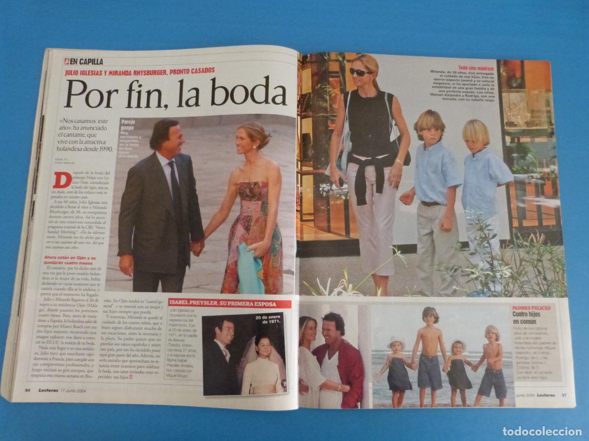 Coleccionismo de Revistas: RECORTE CLIPPING JULIO IGLESIAS REVISTA LECTURAS N&ordm; 2724 PAG. 96,97