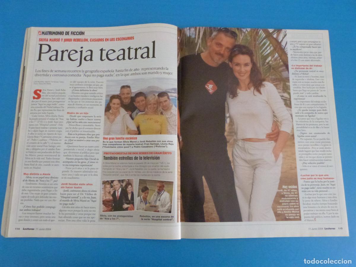 Coleccionismo de Revistas: RECORTE CLIPPING SILVIA MARS&Oacute; Y JORDI REBELL&Oacute;N REVISTA LECTURAS N&ordm; 2724 PAG. 114,115