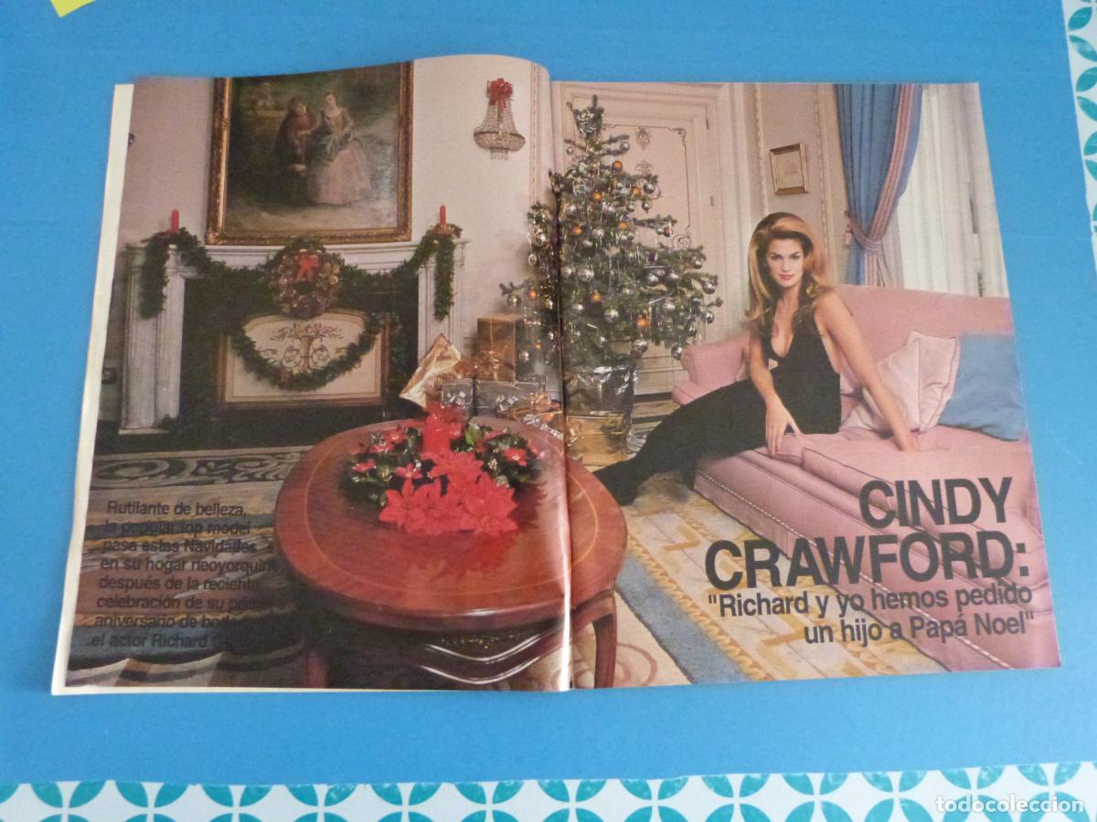 Coleccionismo de Revistas: RECORTE CLIPPING CINDY CRAWFORD REVISTA LECTURAS N&ordm; 2126 PAG.6-15