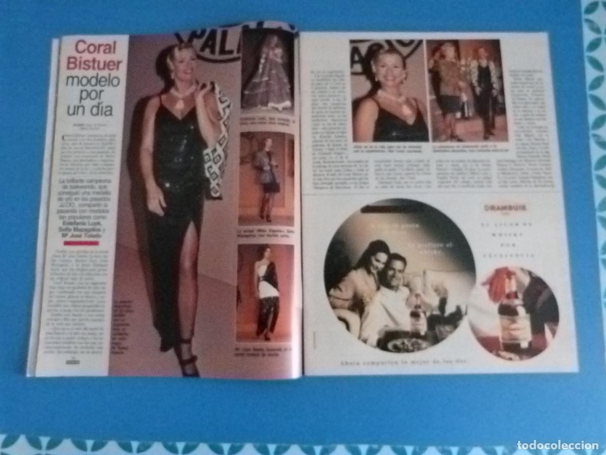 Coleccionismo de Revistas: RECORTE CLIPPING CORAL BISTUER REVISTA LECTURAS N&ordm; 2126 PAG. 38-39