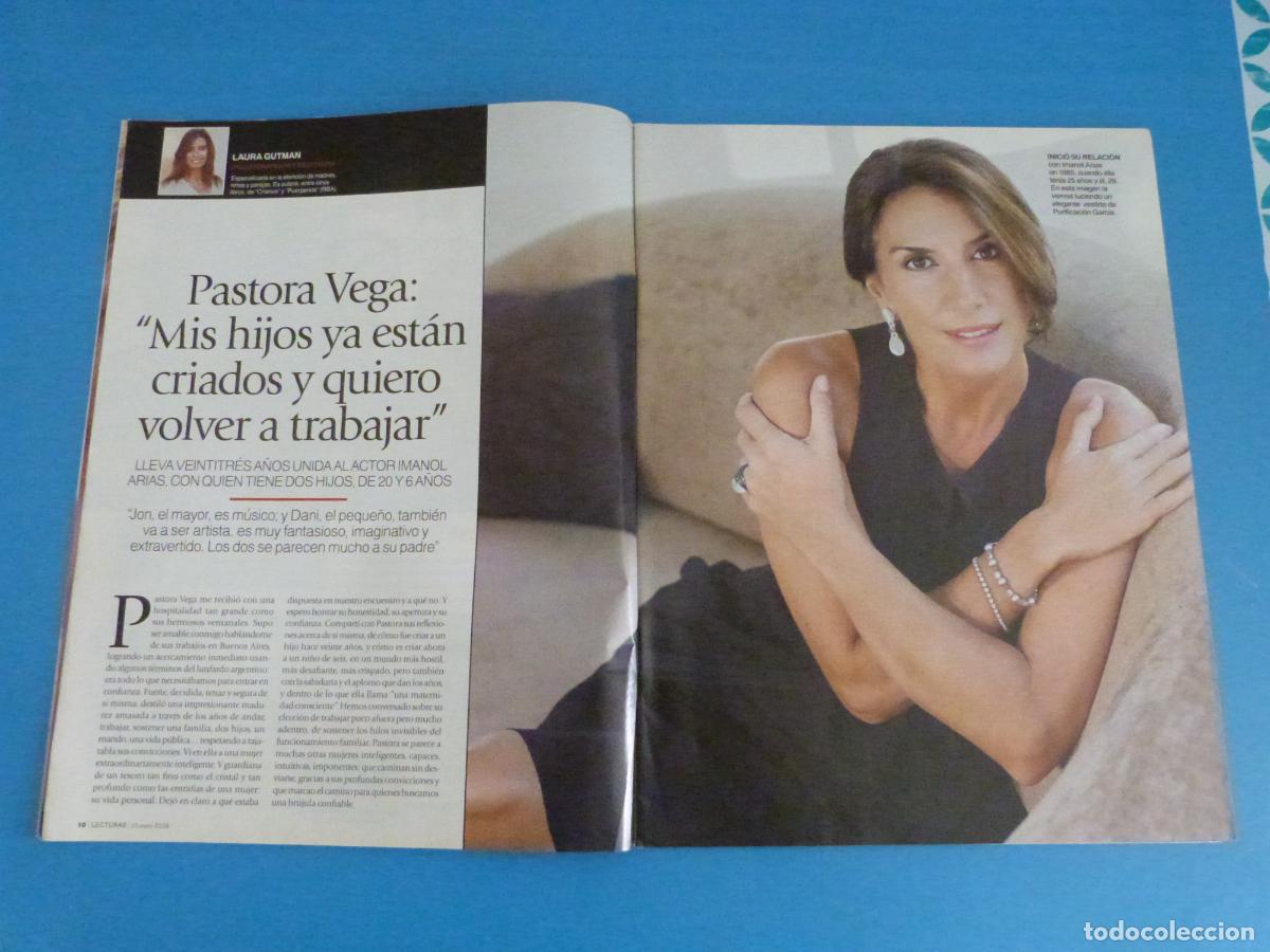 Coleccionismo de Revistas: RECORTE CLIPPING PASTORA VEGA REVISTA LECTURAS N&ordm; 2913 PAG. 10-15
