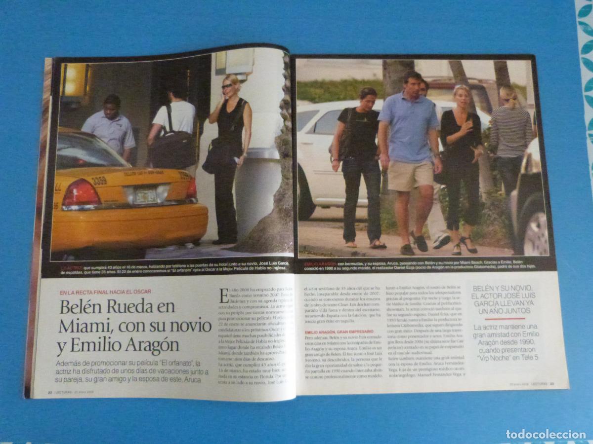 Coleccionismo de Revistas: RECORTE CLIPPING BELEN RUEDA EMILIO ARAGON REVISTA LECTURAS N&ordm; 2913 PAG. 22-25