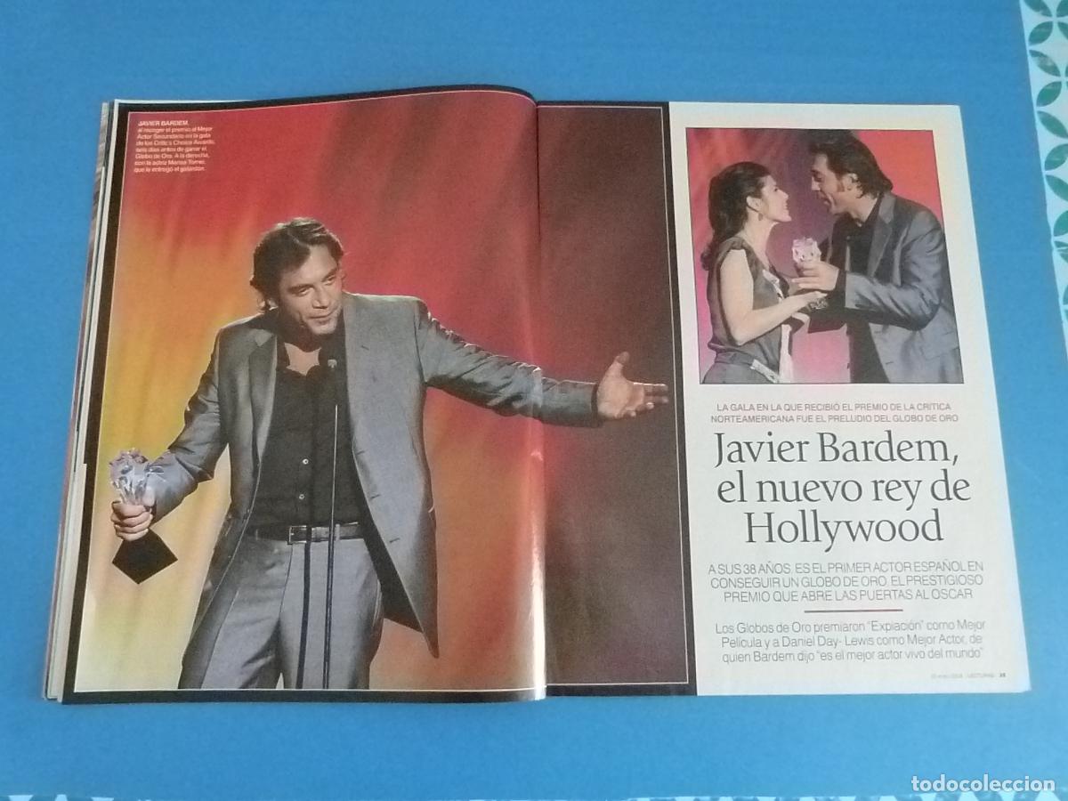 Coleccionismo de Revistas: RECORTE CLIPPING JAVIER BARDEM REVISTA LECTURAS N&ordm; 2913 PAG. 34-37