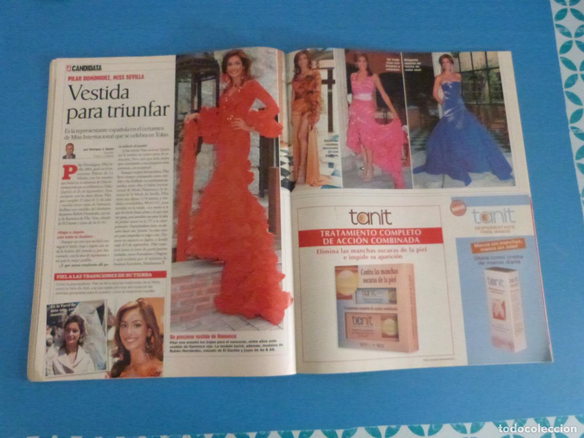 Coleccionismo de Revistas: RECORTE CLIPPING PILAR DOMINGUEZ MISS SEVILLA REVISTA LECTURAS N&ordm; 2791 PAG. 80-81