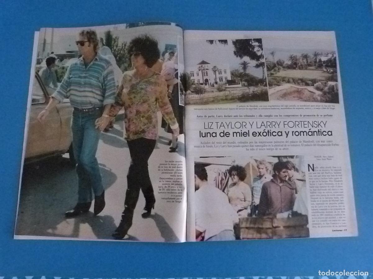 Coleccionismo de Revistas: RECORTE CLIPPING LIZ TAYLOR REVISTA LECTURAS N&ordm; 2066 PAG. 16-21