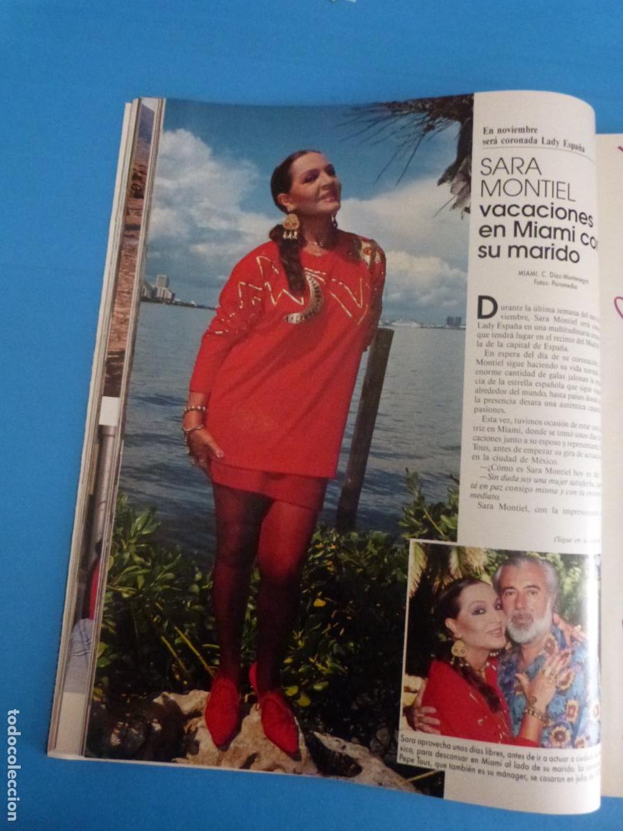Coleccionismo de Revistas: RECORTE CLIPPING SARA MONTIEL REVISTA LECTURAS N&ordm; 2066 PAG. 74-76