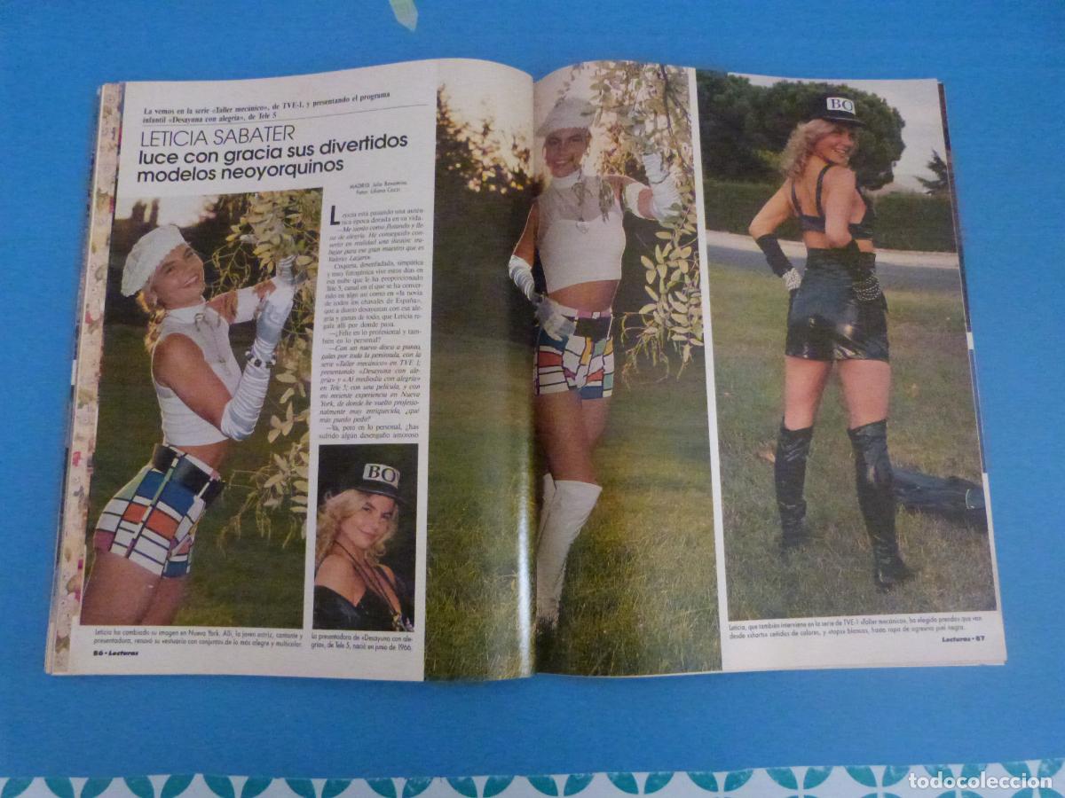 Coleccionismo de Revistas: RECORTE CLIPPING LETICIA SABATER REVISTA LECTURAS N&ordm; 2066 PAG. 86-88