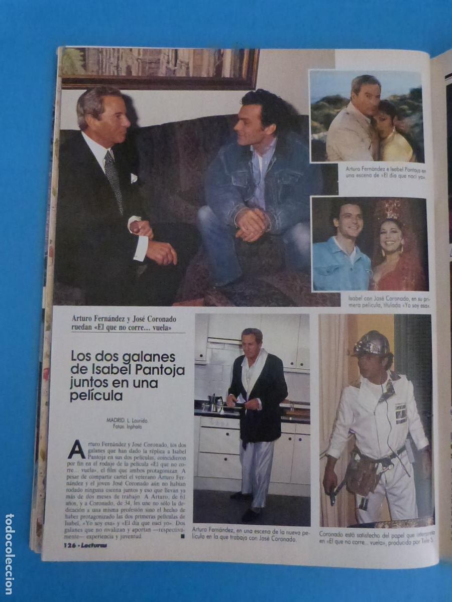 Coleccionismo de Revistas: RECORTE CLIPPING ARTURO FERNANDEZ Y JOSE CORONADO REVISTA LECTURAS N&ordm; 2066 PAG. 126