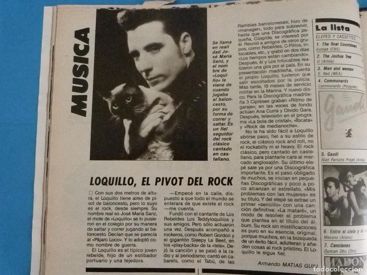 Coleccionismo de Revistas: RECORTE CLIPPING LOQUILLO REVISTA LECTURAS N&ordm; 1830 PAG. 44