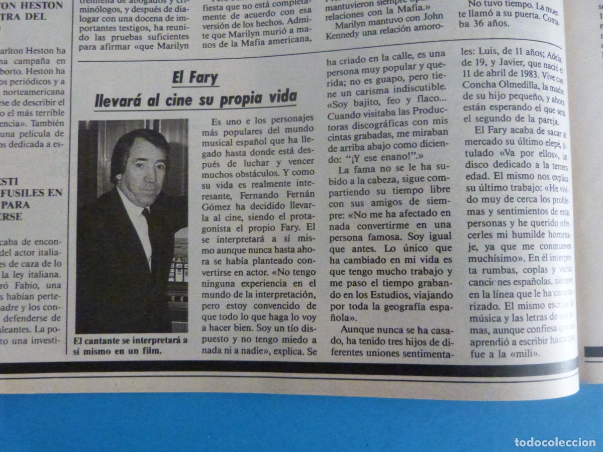 Coleccionismo de Revistas: RECORTE CLIPPING EL FARY REVISTA LECTURAS N&ordm; 1830 PAG. 48