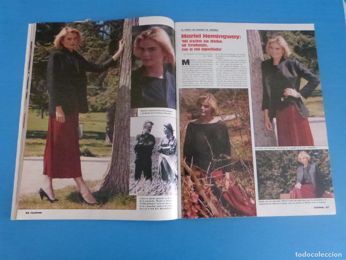 Coleccionismo de Revistas: RECORTE CLIPPING MARIEL HEMINGWAY REVISTA LECTURAS N&ordm; 1830 PAG. 66-68