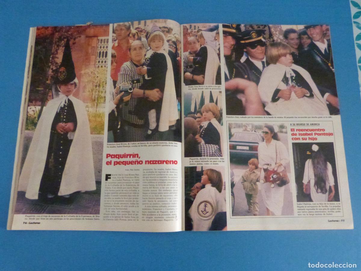 Coleccionismo de Revistas: RECORTE CLIPPING ISABEL PANTOJA Y PAQUIRRIN REVISTA LECTURAS N&ordm; 1830 PAG. 76-77