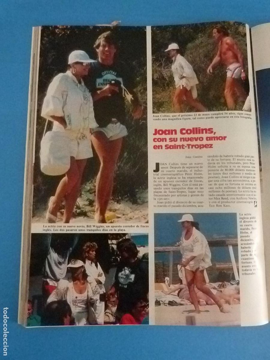 Coleccionismo de Revistas: RECORTE CLIPPING JOAN COLLINS REVISTA LECTURAS N&ordm; 1830 PAG. 88