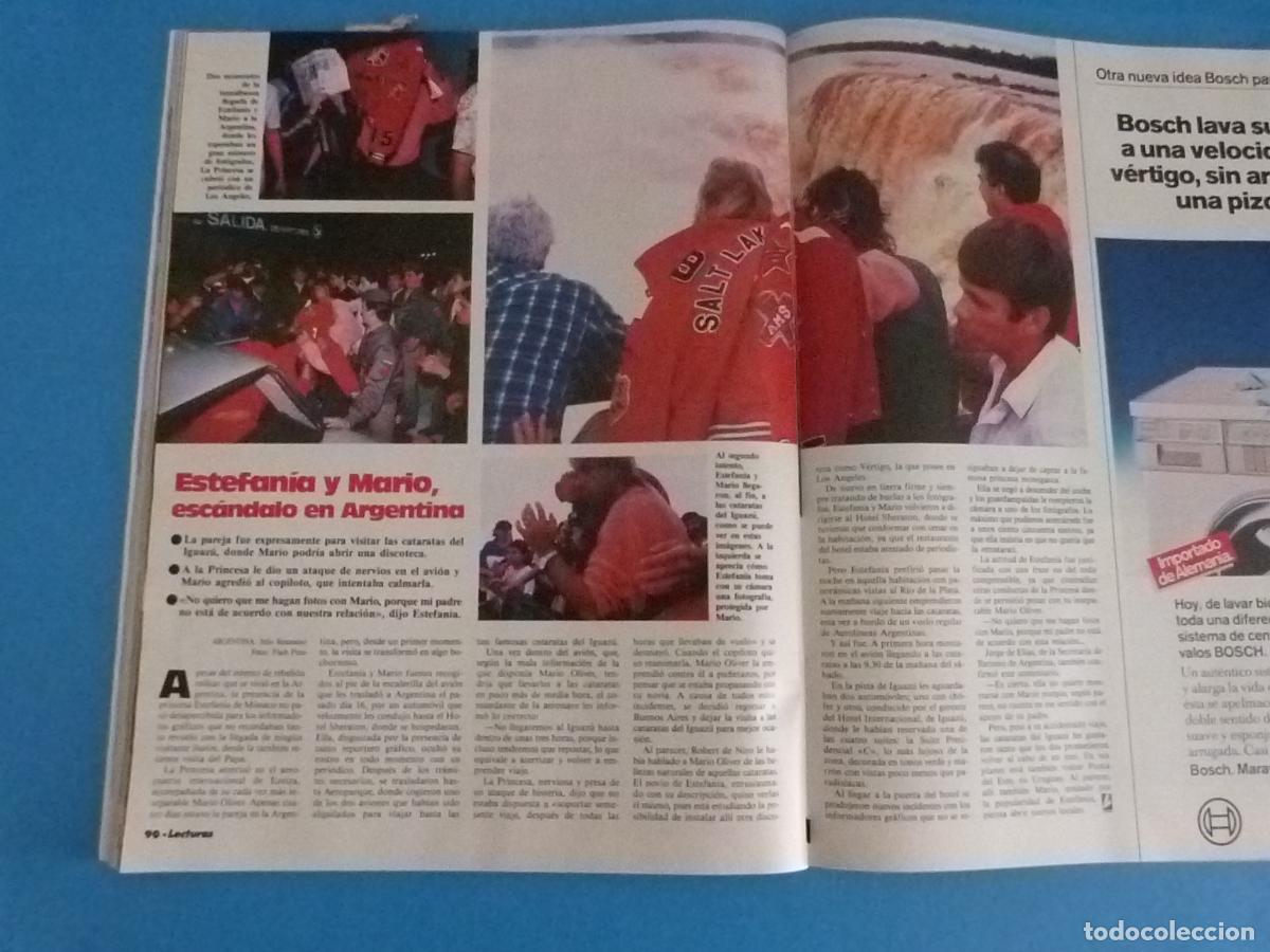 Coleccionismo de Revistas: RECORTE CLIPPING ESTEFANIA DE MONACO REVISTA LECTURAS N&ordm; 1830 PAG. 90,91