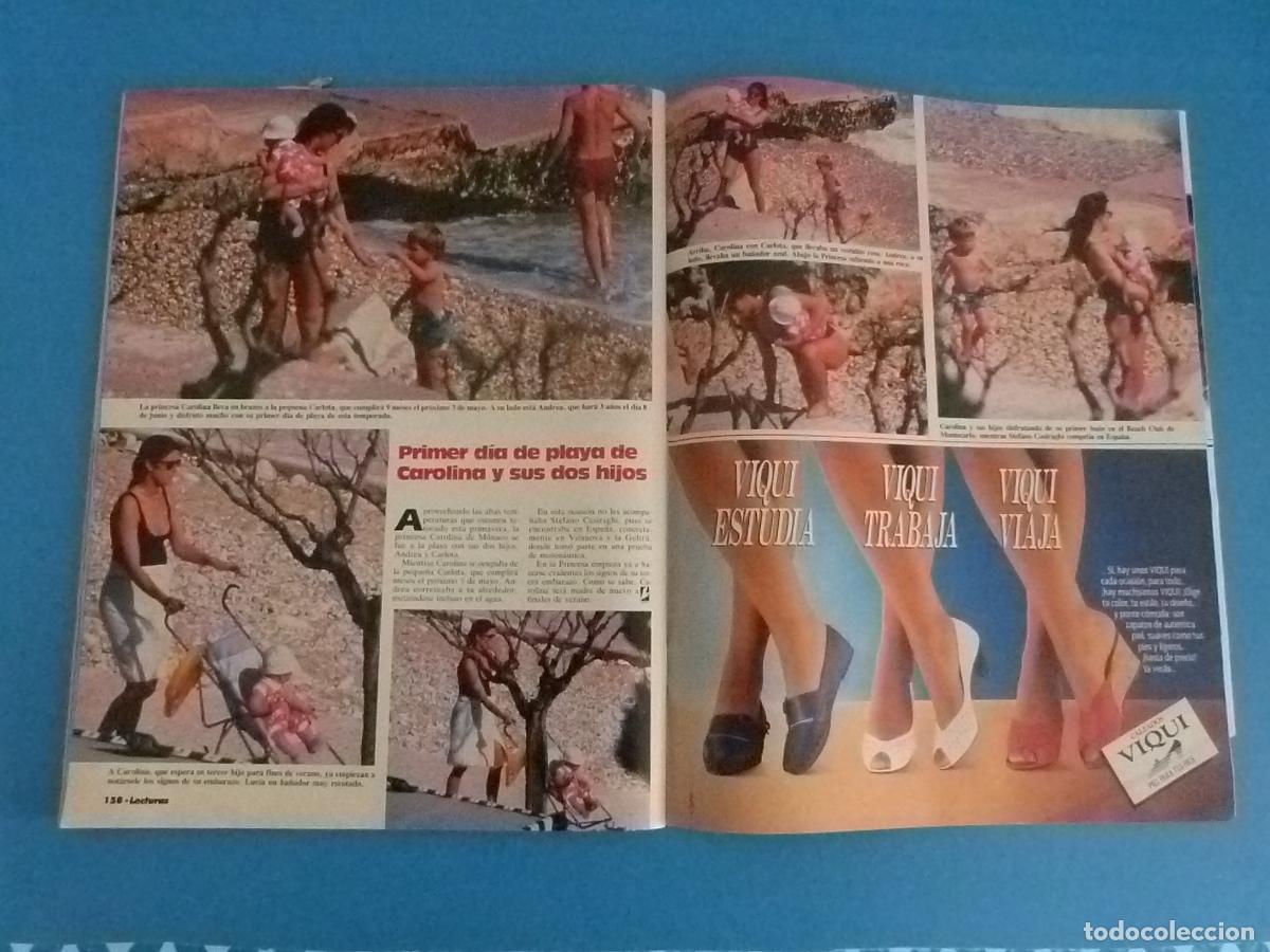 Coleccionismo de Revistas: RECORTE CLIPPING CAROLINA DE MONACO REVISTA LECTURAS N&ordm; 1830 PAG. 158-159