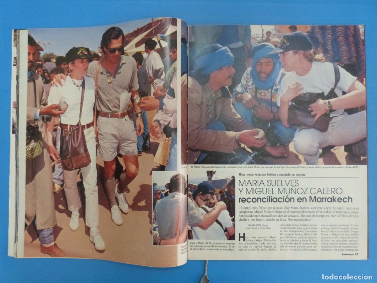 Coleccionismo de Revistas: RECORTE CLIPPING MARIA SUELVES REVISTA LECTURAS N&ordm; 2088 PAG. 36-44