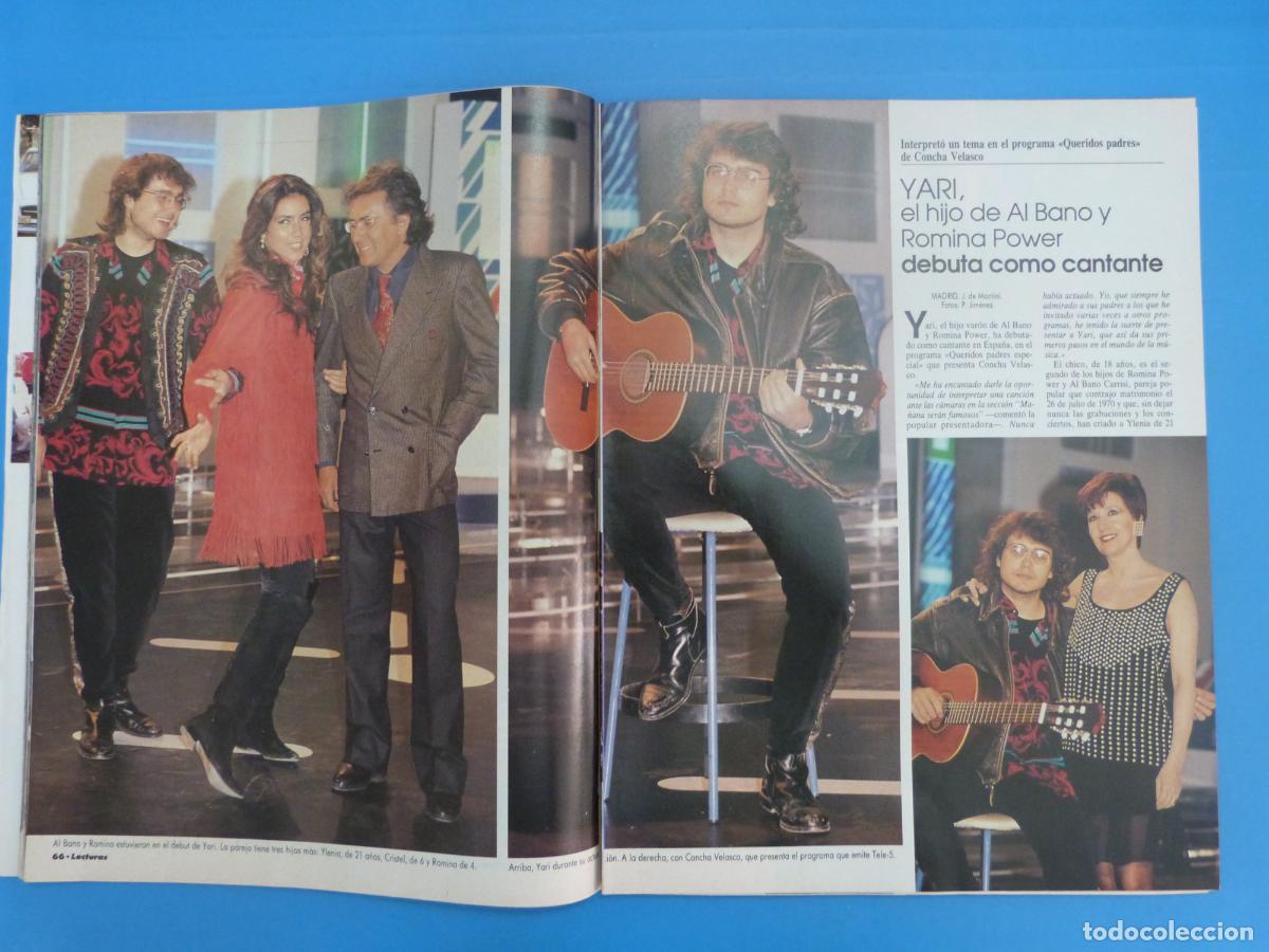 Coleccionismo de Revistas: RECORTE CLIPPING ROMINA POWER Y AL BANO REVISTA LECTURAS N&ordm; 2088 PAG. 66-68