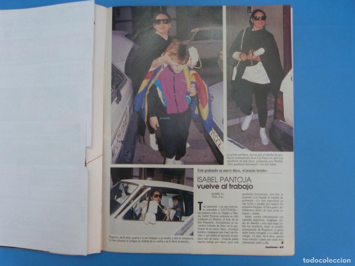 Coleccionismo de Revistas: RECORTE CLIPPING ISABEL PANTOJA REVISTA LECTURAS N&ordm; 2088 PAG. 69