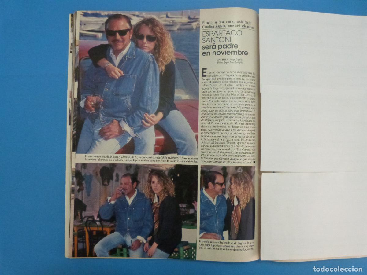 Coleccionismo de Revistas: RECORTE CLIPPING ESPARTACO SANTONI REVISTA LECTURAS N&ordm; 2088 PAG. 88