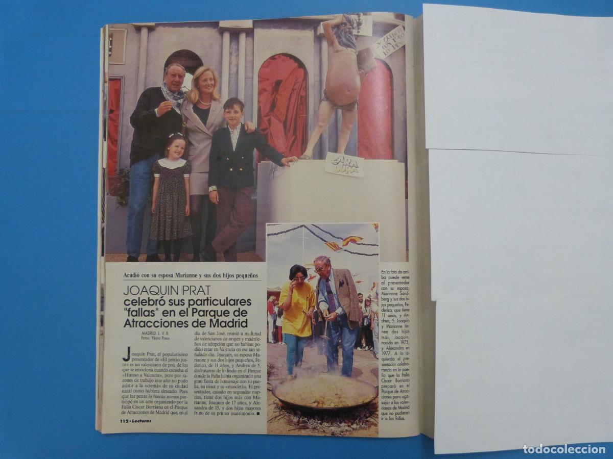 Coleccionismo de Revistas: RECORTE CLIPPING JOAQUIN PRAT REVISTA LECTURAS N&ordm; 2088 PAG. 112
