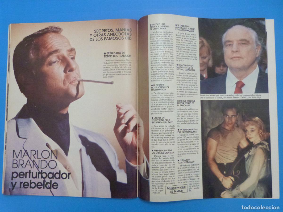 Coleccionismo de Revistas: RECORTE CLIPPING MARLON BRANDON REVISTA LECTURAS N&ordm; 2088 PAG. 114,115