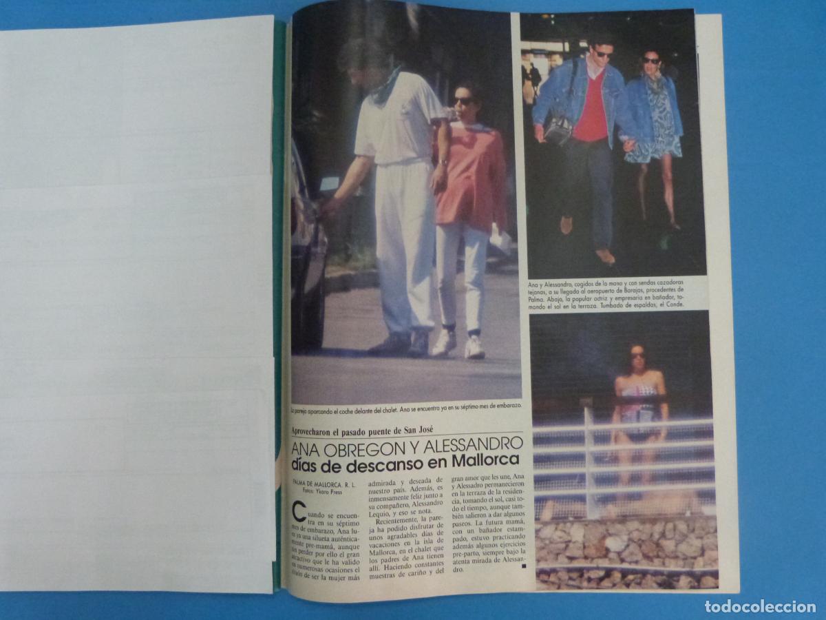 Coleccionismo de Revistas: RECORTE CLIPPING ANA OBREG&Oacute;N REVISTA LECTURAS N&ordm; 2088 PAG. 117-121