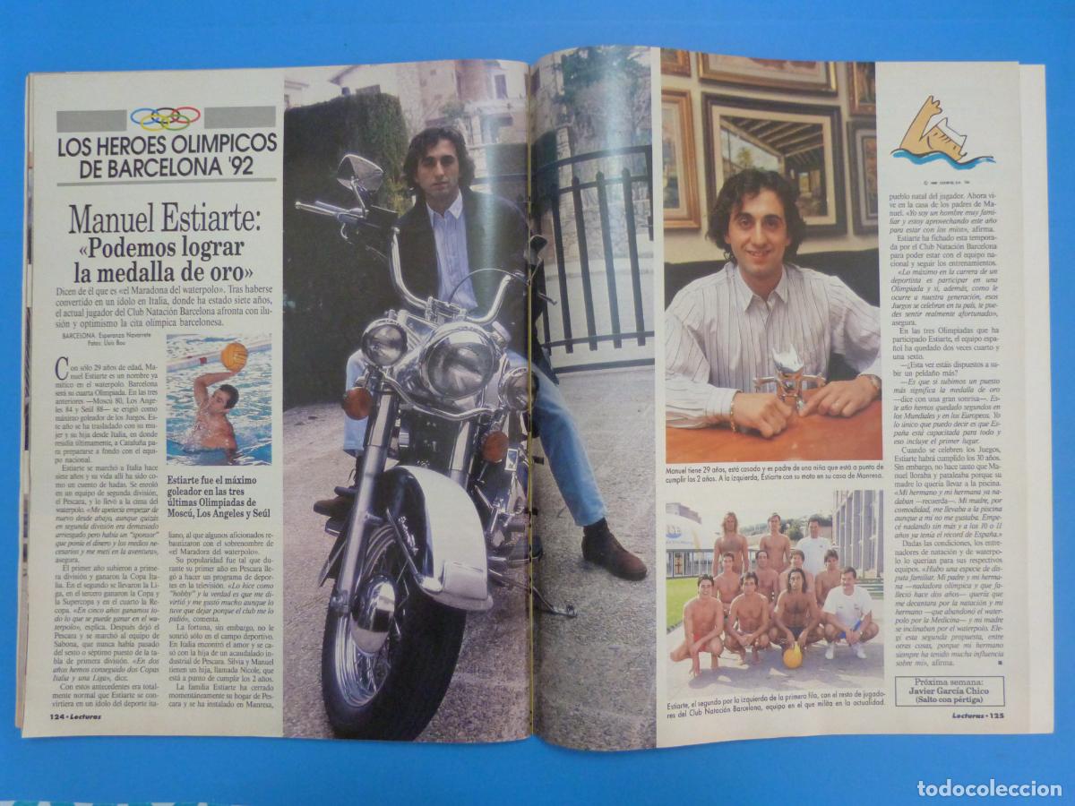 Coleccionismo de Revistas: RECORTE CLIPPING MANUEL ESTIARTE REVISTA LECTURAS N&ordm; 2088 PAG. 124,125