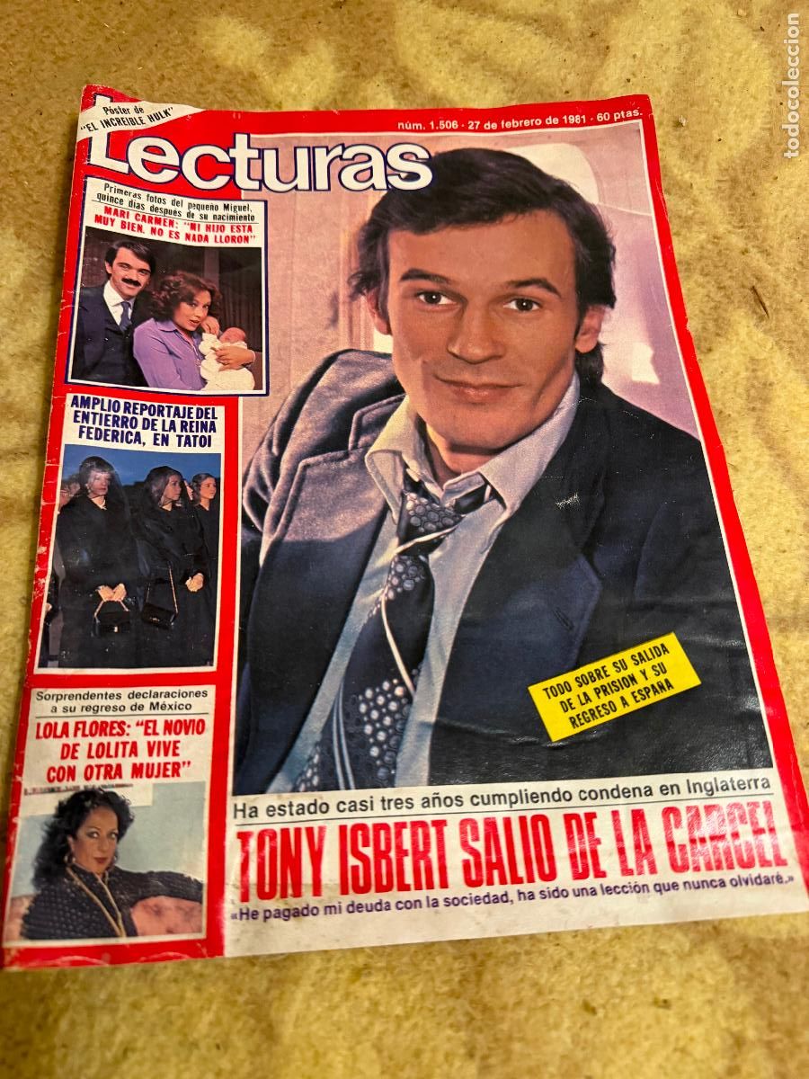 Coleccionismo de Revistas: Revista lecturas poster el incre&iacute;ble hulk 1981