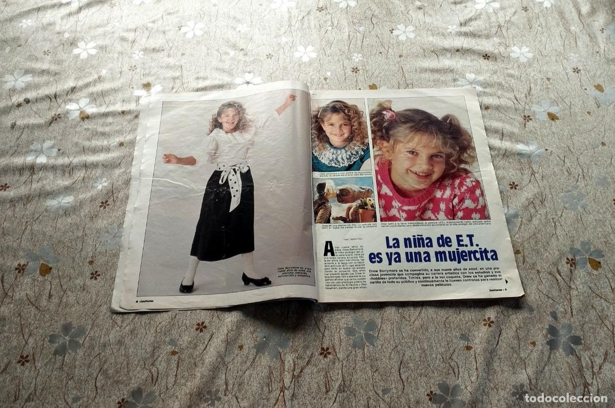 Coleccionismo de Revistas: LECTURAS / DREW BARRYMORE, SARA MONTIEL, ROMINA POWER, PERET, ELIZABETH TAYLOR