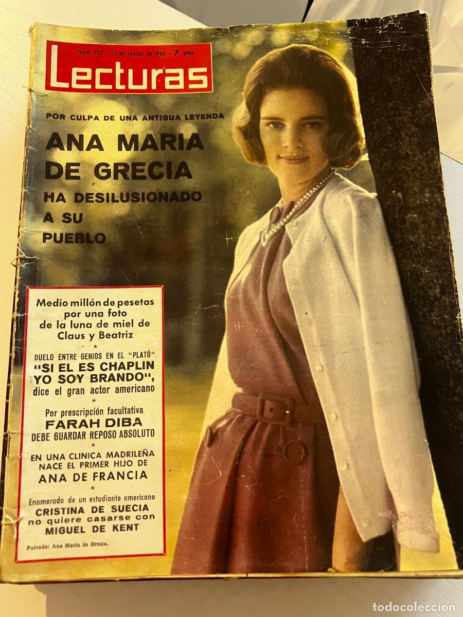 Coleccionismo de Revistas: LECTURAS. N&ordm; 727. MARZO 1966. ANA MAR&Iacute;A DE GRECIA HA DESILUSIONADO A SU PUEBLO