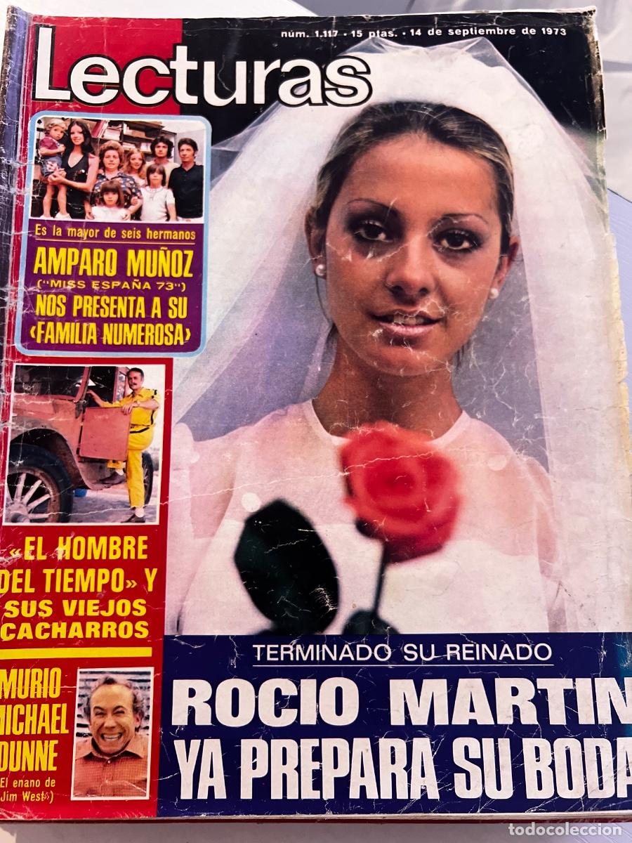 Coleccionismo de Revistas: LECTURAS. N&ordm; 1117. SEPTIEMBRE 1973. ROCIO MART&Iacute;N YA PREPARA SU BODA