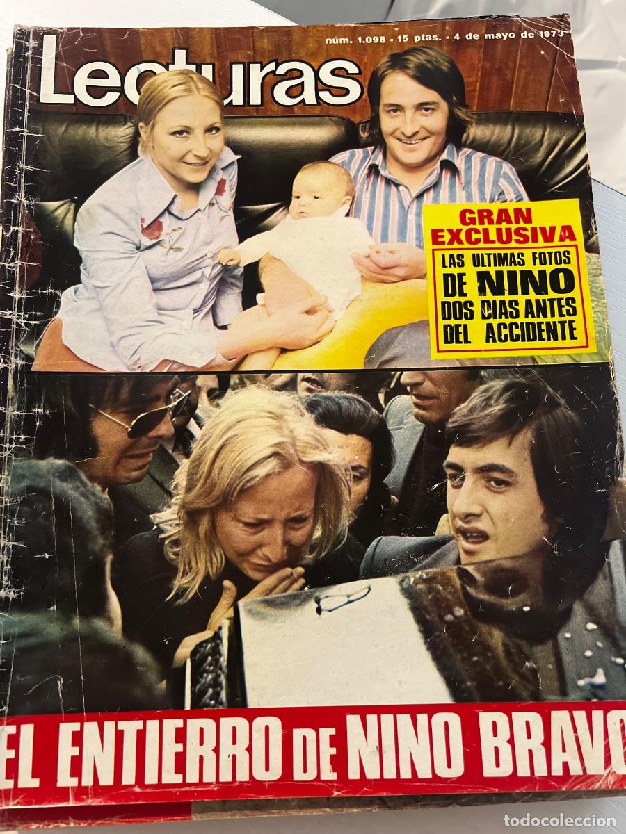 Coleccionismo de Revistas: LECTURAS. N&ordm; 1098. MAYO 1973. LAS &Uacute;LTIMAS FOTOS DE NINO, DOS D&Iacute;AS ANTES DEL ACCIDENTE.
