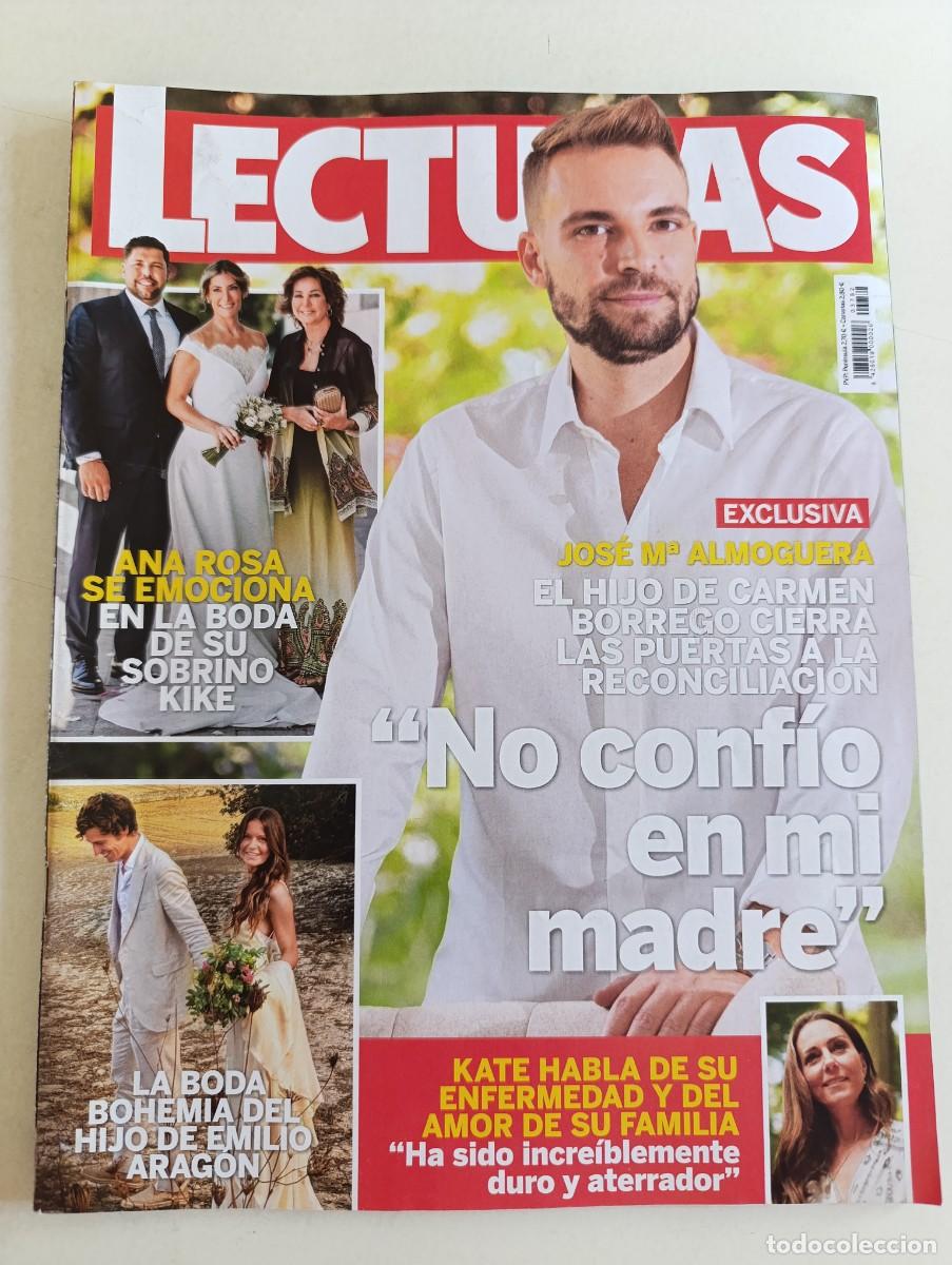 Coleccionismo de Revistas: Revista LECTURAS 3782 Carmen Borrego Isabel Pantoja Emilio Arag&oacute;n Lady Gaga Manu R&iacute;os Beatriz Luengo