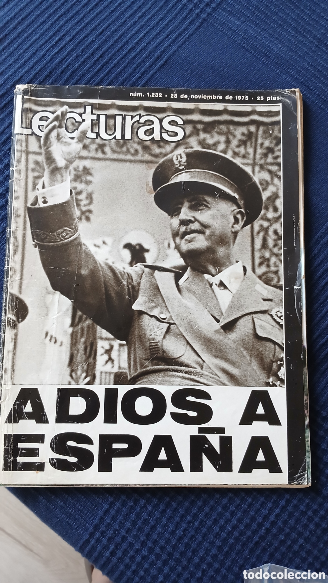 Coleccionismo de Revistas: Revista &rdquo;Lecturas&rdquo; a&ntilde;o 1975. Muerte de Franco